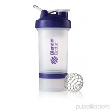 BlenderBottle 22oz ProStak Shaker with 2 Jars, a Wire Whisk BlenderBall and Carrying Loop FC White 567248116